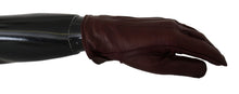 Load image into Gallery viewer, Dolce &amp; Gabbana Elegant Maroon Wrist-Length Lambskin Gloves
