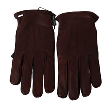 Load image into Gallery viewer, Dolce &amp; Gabbana Elegant Maroon Wrist-Length Lambskin Gloves
