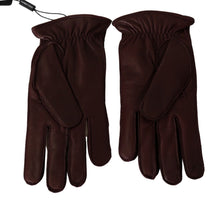 Load image into Gallery viewer, Dolce &amp; Gabbana Elegant Maroon Wrist-Length Lambskin Gloves
