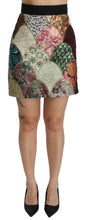 Load image into Gallery viewer, Dolce &amp; Gabbana Vibrant Floral Jacquard Designer Skirt
