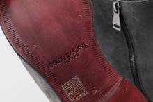 Load image into Gallery viewer, Dolce &amp; Gabbana Elegant Gray Chelsea Leather Boots
