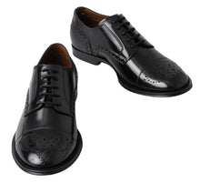 Load image into Gallery viewer, Dolce &amp; Gabbana Elegant Black Leather Oxford Wingtip Shoes
