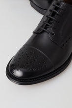 Load image into Gallery viewer, Dolce &amp; Gabbana Elegant Black Leather Oxford Wingtip Shoes
