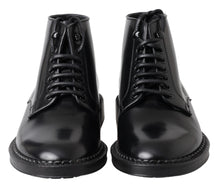 Load image into Gallery viewer, Dolce &amp; Gabbana Elegant Black Leather Men&#39;s Boots
