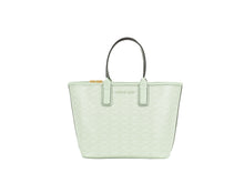 Load image into Gallery viewer, Michael Kors Jodie Small Jacquard Logo Recycled Polyester Tote Handbag Atom Green
