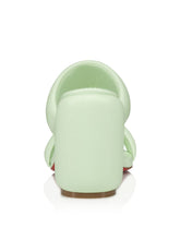 Load image into Gallery viewer, Christian Louboutin Emerald Elegance Leather Mules
