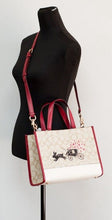 Load image into Gallery viewer, COACH Dempsey Medium Lunar New Year Rabbit Signature Carryall Tote Bag
