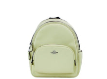 Load image into Gallery viewer, COACH Mini Court Pale Lime Pebbled Leather Shoulder Backpack Bag
