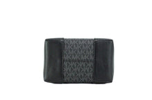 Load image into Gallery viewer, Michael Kors Mercer Small Black Signature Leather Bucket Crossbody Handbag Purse
