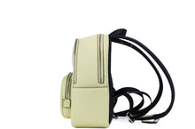 Load image into Gallery viewer, COACH Mini Court Pale Lime Pebbled Leather Shoulder Backpack Bag
