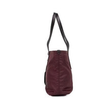 Load image into Gallery viewer, Burberry Small Burgundy Logo Branded Econyl Nylon Tote Shoulder Handbag Purse
