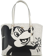 Load image into Gallery viewer, COACH (C6978) Mickey Mouse X Keith Haring Mollie Large Leather Shoulder Tote Bag
