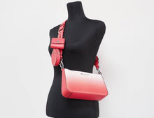 Load image into Gallery viewer, Michael Kors Jet Set Coral Reef Gradient Crossbody Tech Attachment Handbag Purse
