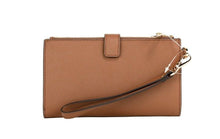 Load image into Gallery viewer, Michael Kors Jet Set Travel Luggage Leather Large Double Zip Wristlet Wallet
