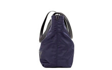 Load image into Gallery viewer, Burberry Small Navy Blue Logo Econyl Nylon Tote Shoulder Handbag Purse
