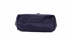 Load image into Gallery viewer, Burberry Small Navy Blue Logo Econyl Nylon Tote Shoulder Handbag Purse
