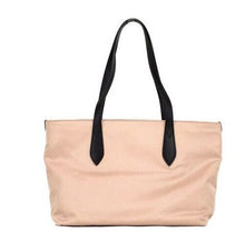 Load image into Gallery viewer, Burberry Small Rose Beige Logo Branded Econyl Nylon Tote Shoulder Handbag Purse
