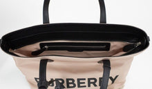 Load image into Gallery viewer, Burberry Small Rose Beige Logo Branded Econyl Nylon Tote Shoulder Handbag Purse
