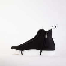 Load image into Gallery viewer, Roberto Cavalli Elevated Chic Suede High Sneakers in Black and White
