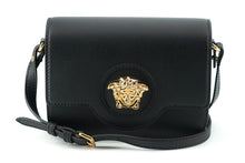 Load image into Gallery viewer, Versace Elegant Black Calf Leather Shoulder Bag
