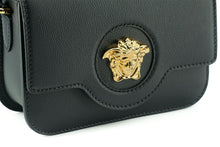 Load image into Gallery viewer, Versace Elegant Black Calf Leather Shoulder Bag
