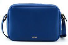 Load image into Gallery viewer, Versace Elegant Blue Calf Leather Camera Case Bag
