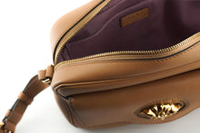 Load image into Gallery viewer, Versace Elegant Brown Leather Camera Case Shoulder Bag
