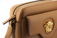 Load image into Gallery viewer, Versace Elegant Brown Leather Camera Case Shoulder Bag
