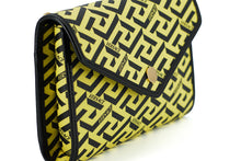 Load image into Gallery viewer, Versace Radiant Yellow Canvas-Leather Pouch Shoulder Bag
