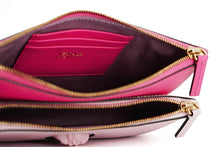 Load image into Gallery viewer, Versace Elegant Pink Leather Pouch Clutch
