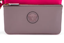 Load image into Gallery viewer, Versace Elegant Pink Leather Pouch Clutch
