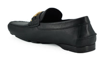 Load image into Gallery viewer, Versace Elegant Black Calf Leather Men&#39;s Loafers
