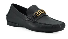 Load image into Gallery viewer, Versace Elegant Black Calf Leather Men&#39;s Loafers
