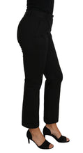 Load image into Gallery viewer, Dolce &amp; Gabbana Elegant Black Cotton Dress Pants
