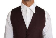 Load image into Gallery viewer, Dolce &amp; Gabbana Elegant Purple Patterned Men&#39;s Formal Vest
