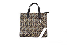 Load image into Gallery viewer, Marc Jacobs Mini Grind Signet Printed Leather Crossbody Tote Handbag Purse
