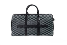 Load image into Gallery viewer, Michael Kors Cooper Black Signature Jacquard Canvas Duffle Travel Luggage Bag
