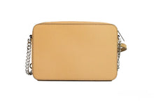 Load image into Gallery viewer, Michael Kors Jet Set Large East West Camel Saffiano Leather Crossbody Bag Purse
