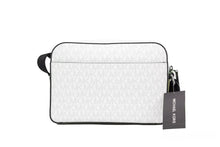 Load image into Gallery viewer, Michael Kors Cooper Small Bright White Palm Signature PVC Utility Crossbody Bag
