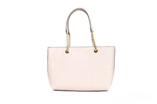 Load image into Gallery viewer, Michael Kors Jet Set Medium Powder Blush Leather Front Zip Chain Tote Bag Purse
