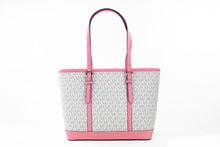 Load image into Gallery viewer, Michael Kors Jet Set Travel Small Primrose Multi PVC Shoulder Tote Handbag Purse
