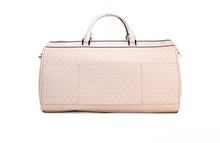 Load image into Gallery viewer, Michael Kors Travel XL Dark Powder Blush PVC Top Zip Duffle Weekender Bag
