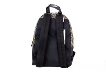 Load image into Gallery viewer, Marc Jacobs Signet Medium Black Logo Printed Leather Shoulder Backpack Bookbag
