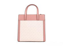 Load image into Gallery viewer, Michael Kors Cece Small Pink PVC North South Flap Tote Crossbody Bag Purse
