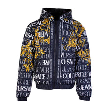 Load image into Gallery viewer, Versace Jeans Quilted Baroque Print Reversible Jacket
