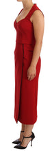 Load image into Gallery viewer, Dolce &amp; Gabbana Elegant Sweetheart Midi Dress in Red
