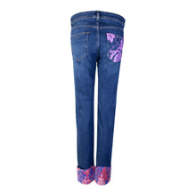 Load image into Gallery viewer, Versace Jeans Chic Cuffed Denim Pants with Printed Details
