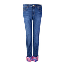 Load image into Gallery viewer, Versace Jeans Chic Cuffed Denim Pants with Printed Details
