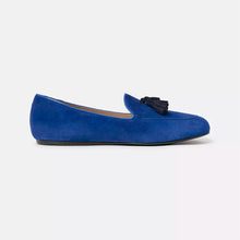 Load image into Gallery viewer, Charles Philip Chic Blue Suede Loafers for the Discerning Gentleman
