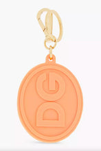 Load image into Gallery viewer, Dolce &amp; Gabbana Elegant Orange Keychain with Gold Hardware
